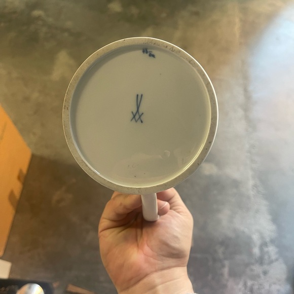 Blue Meissen mug - Picture 2 of 2